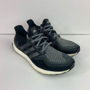 Adidas Ultra Boost 2.0 size 12 Mens Running Shoes Black Gray Gradient Sneakers